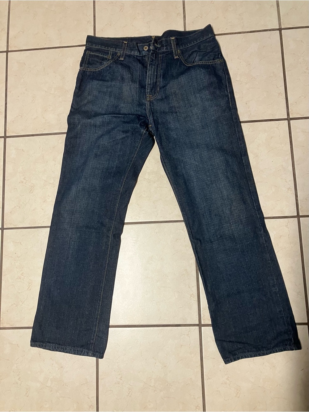 Polo Ralph Lauren Ashmore Straight Leg Jeans 32x30 100% Cotton Indigo Blue Y2K